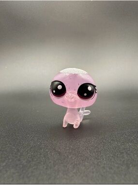 Littlest Pet Shop Lps Hasbro Mini Seal Frosted Wonderland  Purple Ice